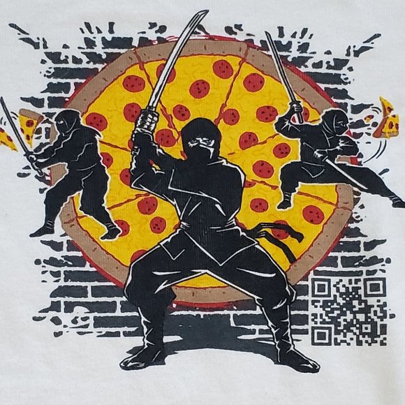 Pizza Ninja Warrior Pajama 2 Piece Set 100% Cotton Children's Place Size 5 - Picture 7 of 7